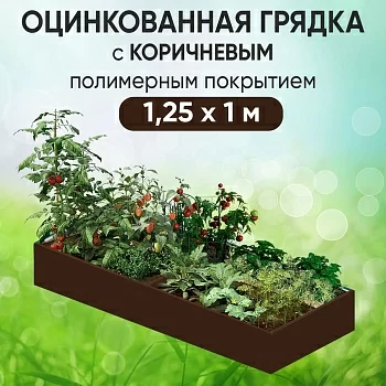 Грядка коричневая (1,25 х 1)